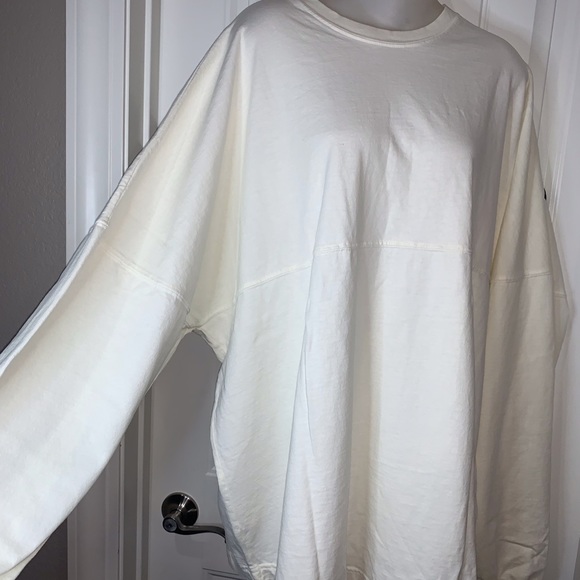 Spirit Jersey Plus Cream Sweatshirt says Los Angeles on back NWT - Picture 3 of 7